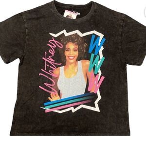 WHITNEY HOUSTON SHORT SLEEVE BAND TEE